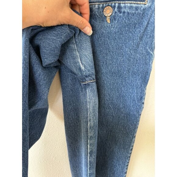 VINTAGE Calvin Klein Women Jeans 8 Blue Sport Mom USA Light Wash High Rise - Picture 6 of 6